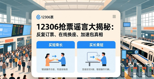春运抢票谣言盘点：第三方加速包无效，12306不存在在线换座功能__春运抢票谣言盘点：第三方加速包无效，12306不存在在线换座功能
