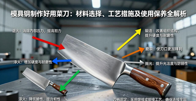 模具钢菜刀制作_Cr12MoV菜刀材料选择_模具钢