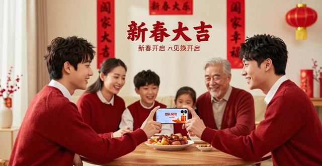 碰一碰发红包、一句话修图！这份鸿蒙6玩转春节指南我给满分！_碰一碰发红包、一句话修图！这份鸿蒙6玩转春节指南我给满分！_
