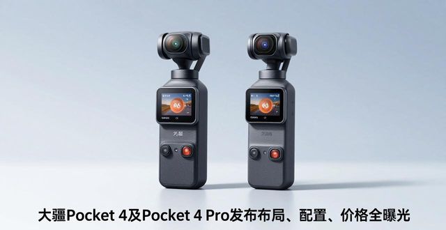 大疆Pocket 4曝4月16日发布：8K视频+1英寸大底 3499起__大疆Pocket 4曝4月16日发布：8K视频+1英寸大底 3499起
