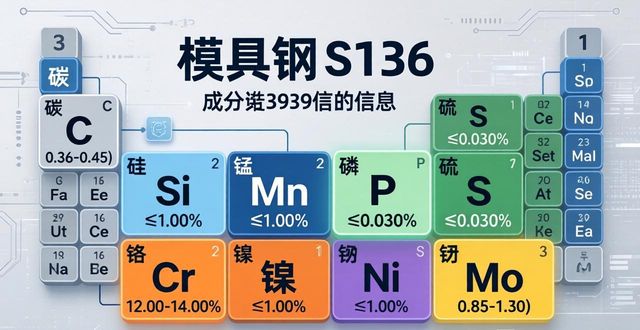 模具钢_模具钢成分 P20钢成分 718钢成分