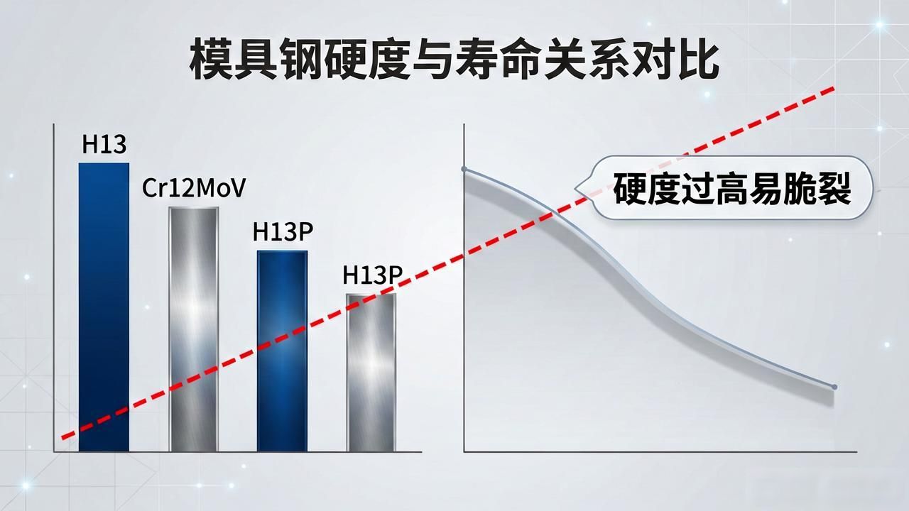 模具材料对模具寿命的影响_模具钢材硬度对模具寿命的影响_模具钢