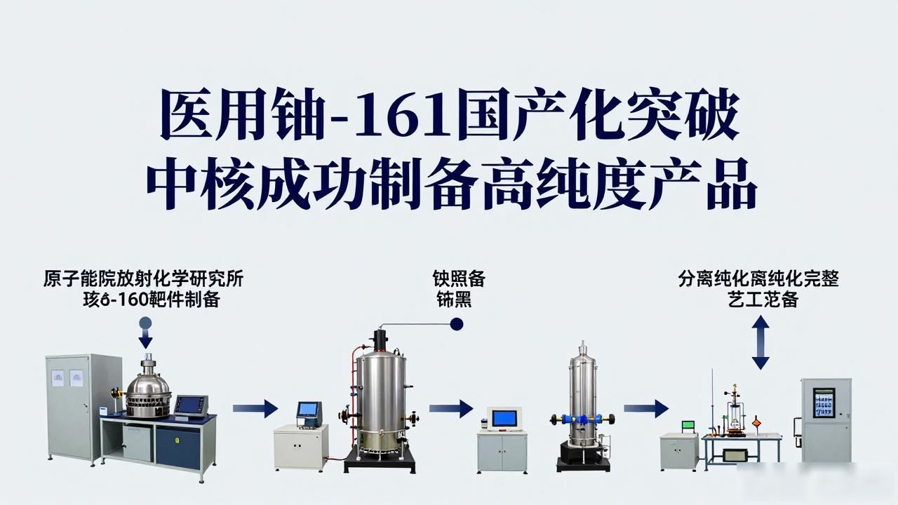 中核集团实现医用同位素铽-161制备工艺全流程贯通__中核集团实现医用同位素铽-161制备工艺全流程贯通