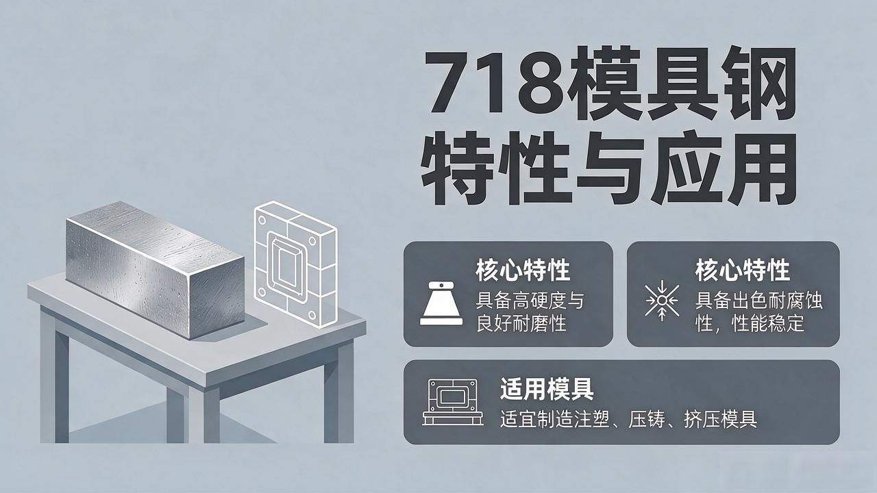 锻造模具钢选择指南 Cr12MoV H13模具钢特性 P20预硬模具钢应用_模具钢