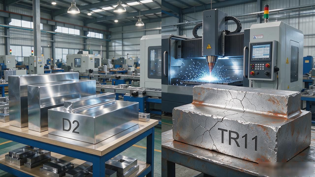 TR11碳含量与冲击韧性对比_D2模具钢与TR11模具钢区别_模具钢